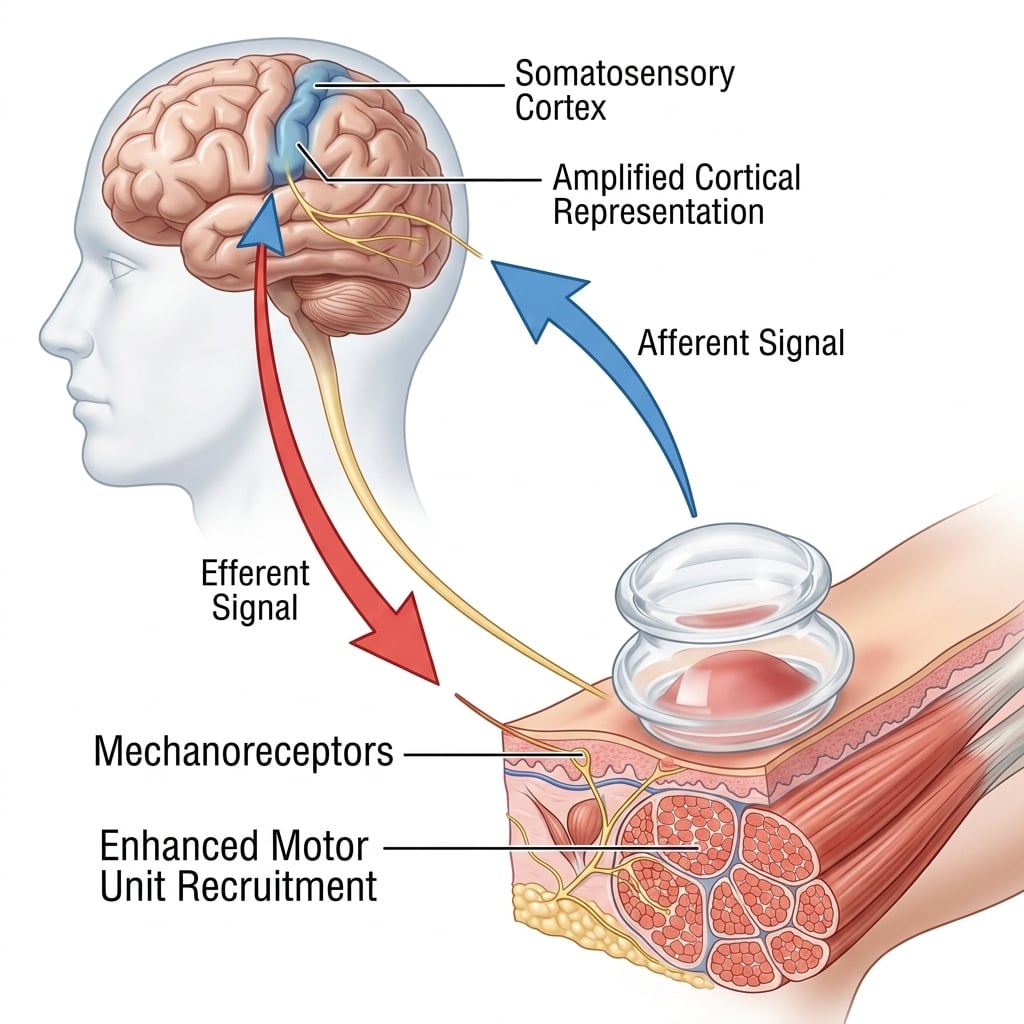 Biomechanical visualization of afferent sensory transmission