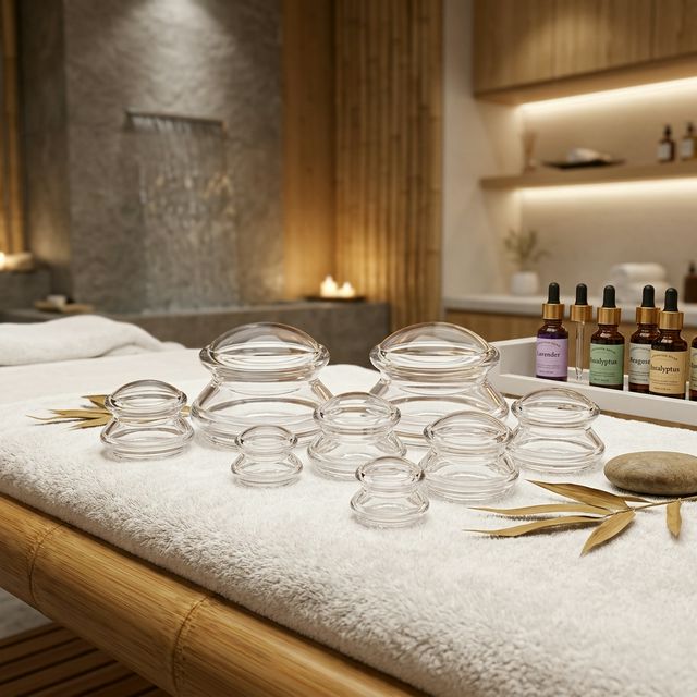 Classic Mushroom Silicone Cupping Set