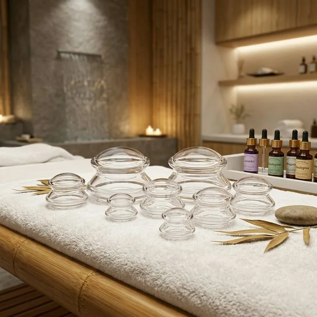 Classic Mushroom Silicone Cupping used in SPA